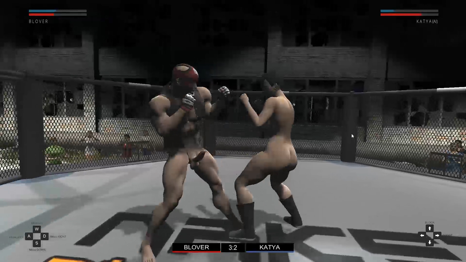 Naked Fighting Porn