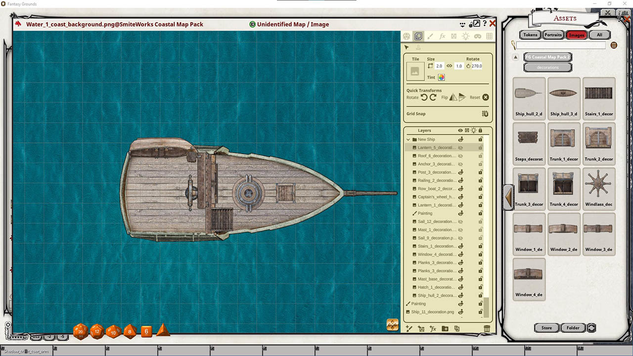fantasy grounds 2 map grid