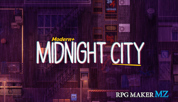RPG Maker MZ - Modern + Midnight City Steam capsule image