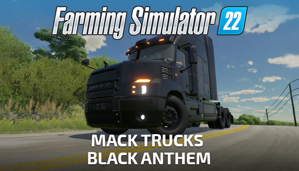 Farming Simulator 22: Mack Trucks - Black Anthem Steam capsule image