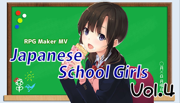 RPG Maker MV - Japanese School Girls Vol.4 Steam capsule image