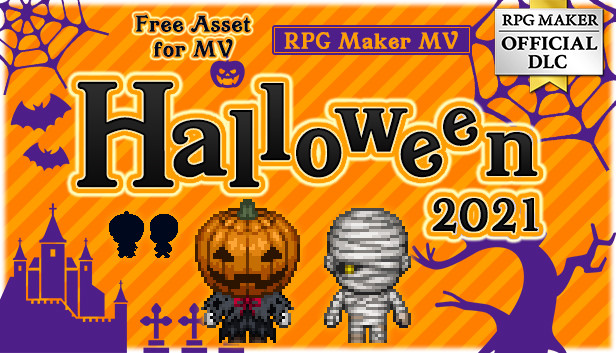 RPG Maker MV - Halloween 2021 - Free Asset for MV Steam capsule image