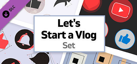 Movavi Slideshow Maker 8 Effects - Let's Start a Vlog Set header