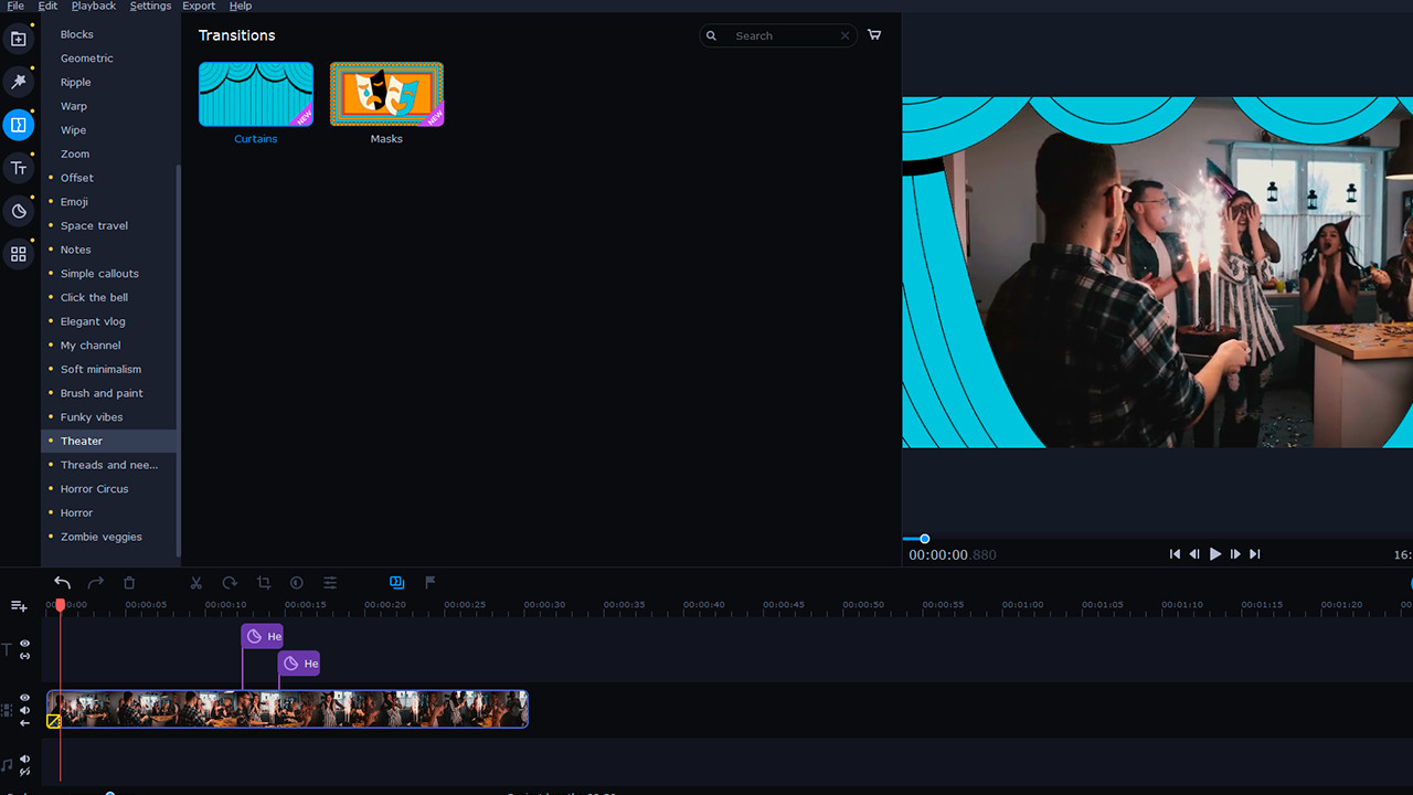 Movavi Video Editor Plus 2022 Creative Set on Steam