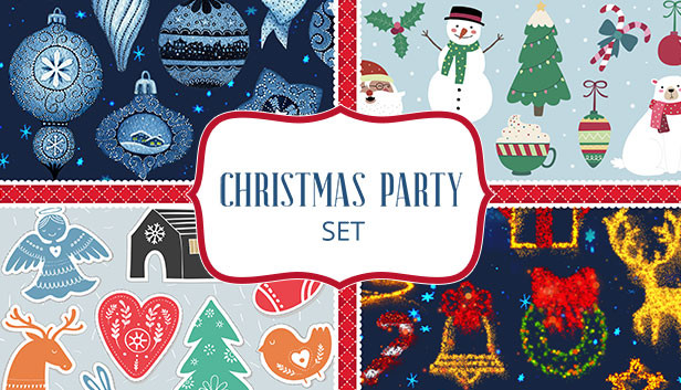 Movavi Video Suite 2022 - Christmas Party Set Steam capsule image