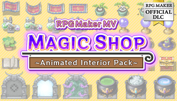 RPG Maker MV - Magic Shop Animated Interior Pack Steam capsule image