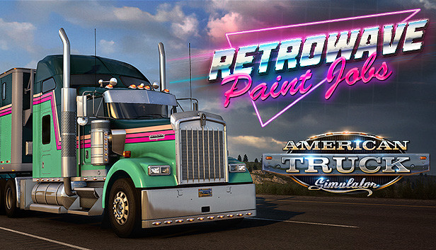 American Truck Simulator - Retrowave Paint Jobs Pack Steam capsule image