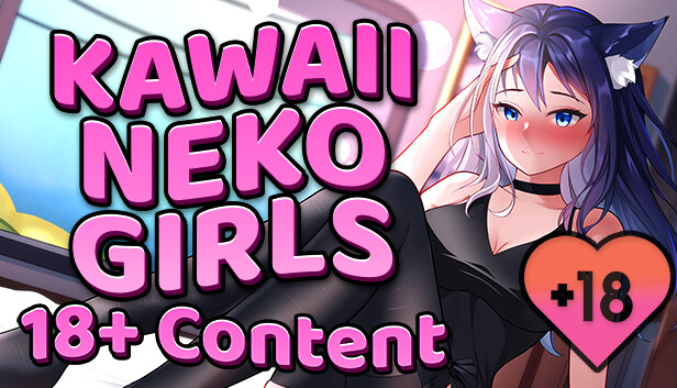 Kawaii Neko Girls - 18+ Adult Only Content Steam capsule image