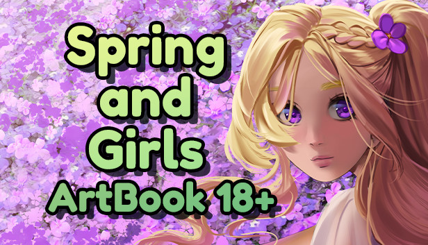Spring and Girls  - Artbook 18+ Steam capsule image