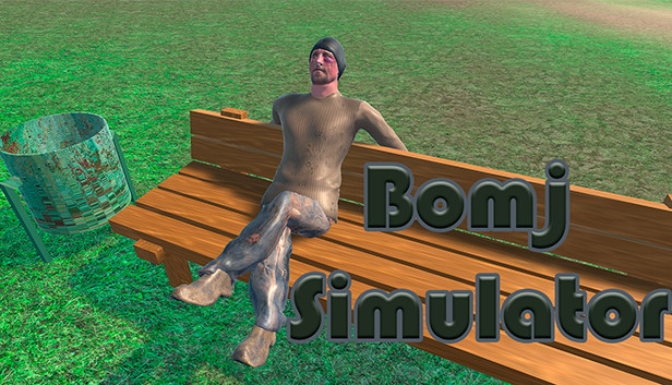 Bomj Simulator Steam capsule image