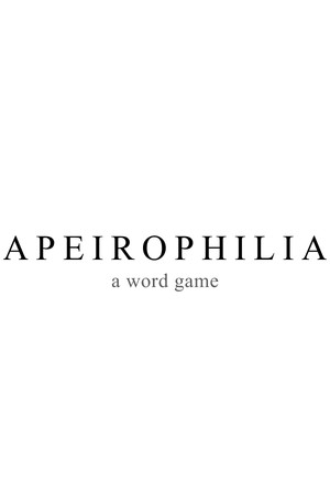 APEIROPHILIA cover art
