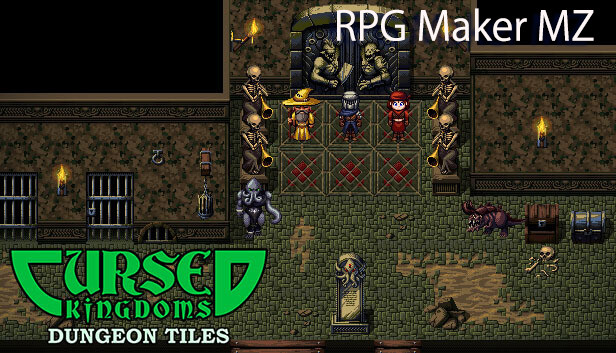 RPG Maker MZ - Cursed Kingdoms Dungeon Tiles Steam capsule image