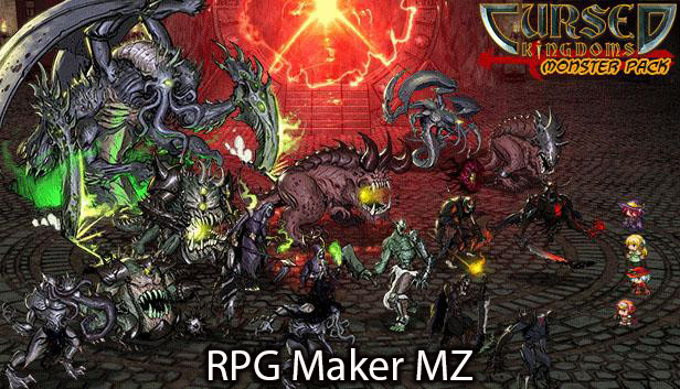 RPG Maker MZ - Cursed Kingdoms Monster Pack Steam capsule image