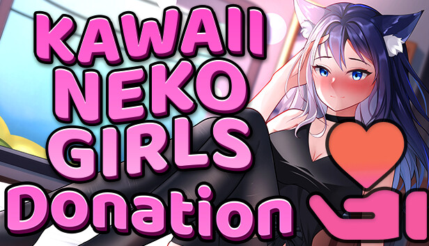 Kawaii Neko Girls - Small donation Steam capsule image