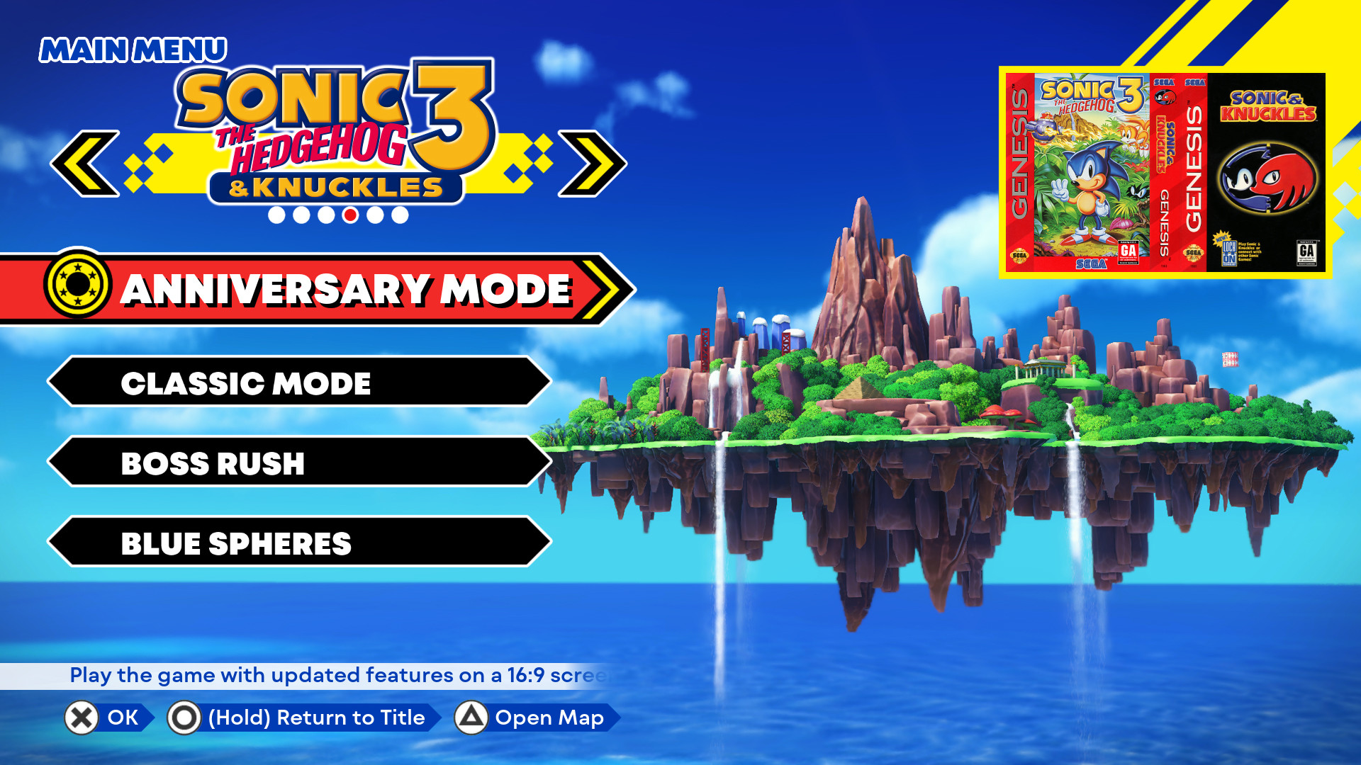 Play Genesis Super Sonic & Hyper Sonic in Sonic 1 Online in your browser 