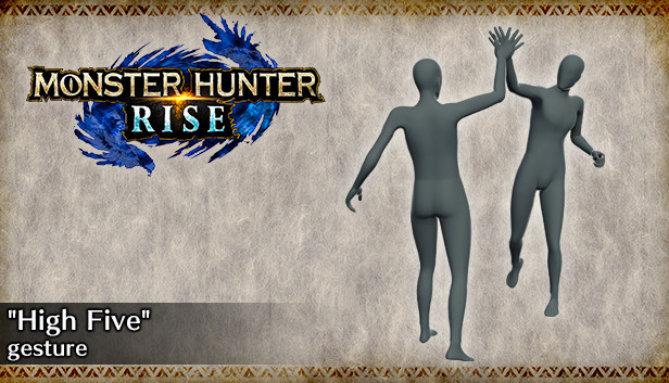 MONSTER HUNTER RISE - "High Five" gesture Steam capsule image