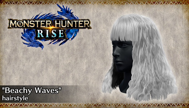 MONSTER HUNTER RISE - "Beachy Waves" hairstyle Steam capsule image