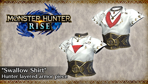 MONSTER HUNTER RISE - "Swallow Shirt" Hunter layered armor piece Steam capsule image