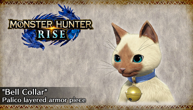 MONSTER HUNTER RISE - "Bell Collar" Palico layered armor piece Steam capsule image