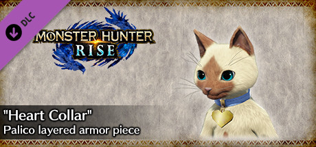 MONSTER HUNTER RISE - "Heart Collar" Palico layered armor piece