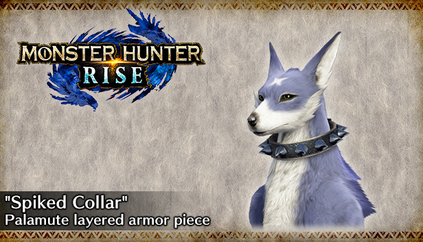 MONSTER HUNTER RISE - "Spiked Collar" Palamute layered armor piece Steam capsule image