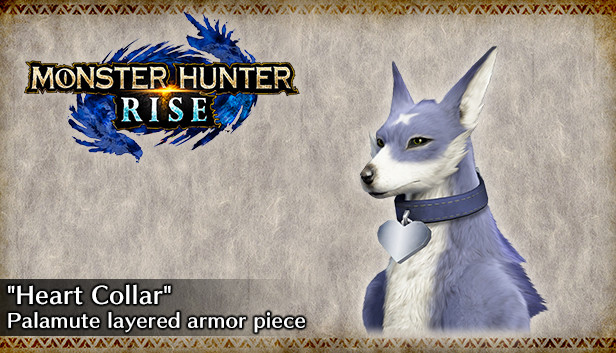 MONSTER HUNTER RISE - "Heart Collar" Palamute layered armor piece Steam capsule image