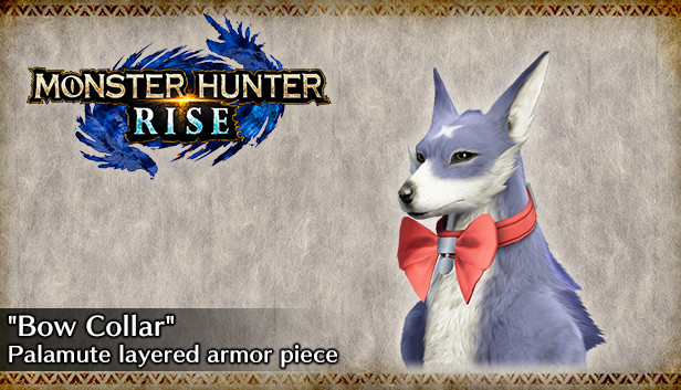 MONSTER HUNTER RISE - "Bow Collar" Palamute layered armor piece Steam capsule image
