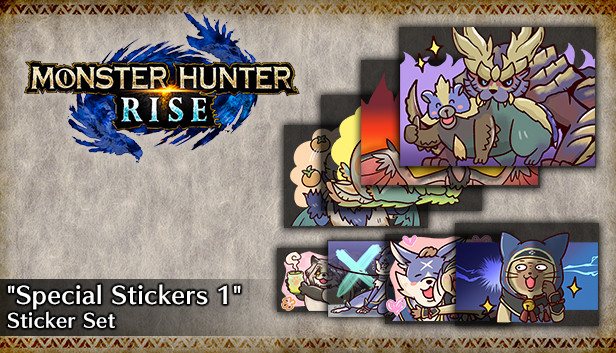MONSTER HUNTER RISE - "Special Stickers 1" Sticker set Steam capsule image