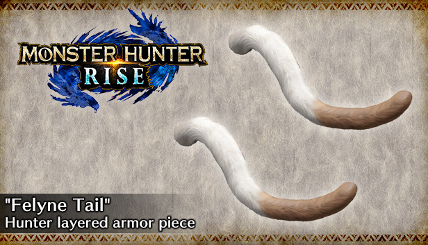MONSTER HUNTER RISE - "Felyne Tail" Hunter layered armor piece Steam capsule image