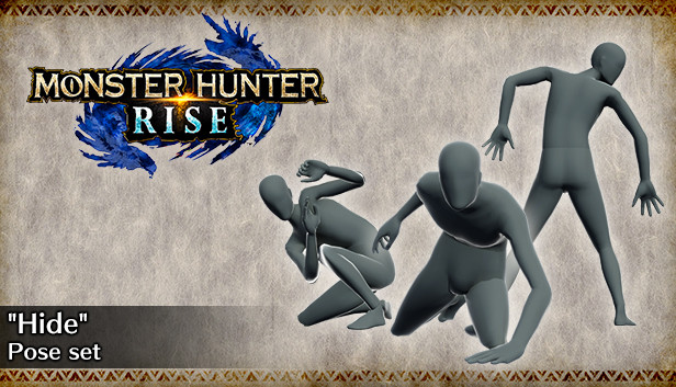 MONSTER HUNTER RISE - "Hide" Pose Set Steam capsule image