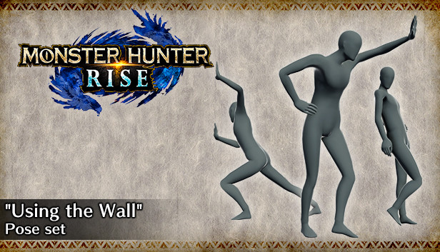 MONSTER HUNTER RISE - "Using the Wall" Pose Set Steam capsule image