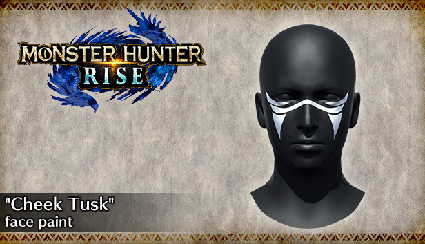 MONSTER HUNTER RISE - "Cheek Tusk" face paint Steam capsule image