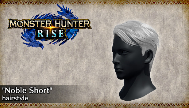 MONSTER HUNTER RISE - "Noble Short" hairstyle Steam capsule image