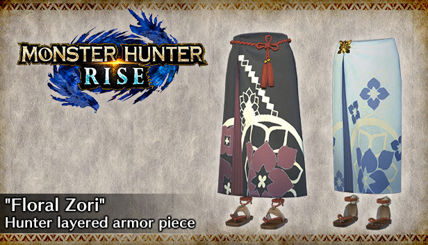 MONSTER HUNTER RISE - "Floral Zori" Hunter layered armor piece Steam capsule image