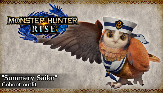 MONSTER HUNTER RISE - "Summery Sailor" Cohoot outfit Steam capsule image