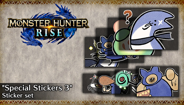 MONSTER HUNTER RISE - "Special Stickers 3" Sticker set Steam capsule image