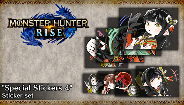 MONSTER HUNTER RISE - "Special Stickers 4" Sticker set Steam capsule image