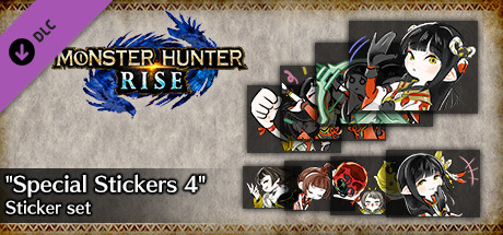 MONSTER HUNTER RISE - "Special Stickers 4" Sticker set