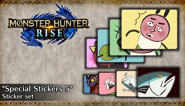 MONSTER HUNTER RISE - "Special Stickers 5" Sticker set Steam capsule image