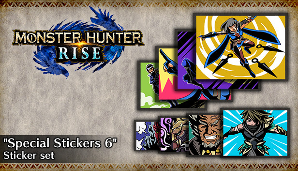 MONSTER HUNTER RISE - "Special Stickers 6" Sticker set Steam capsule image
