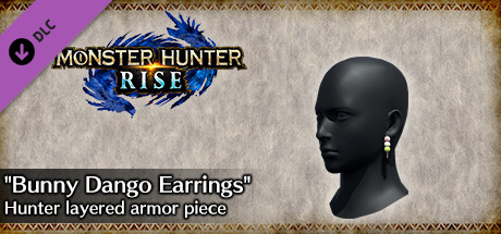 MONSTER HUNTER RISE - "Bunny Dango Earrings" Hunter layered armor piece