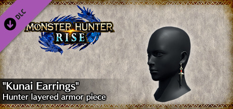 MONSTER HUNTER RISE - "Kunai Earrings" Hunter layered armor piece