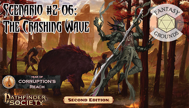 Fantasy Grounds - Pathfinder 2 RPG - Pathfinder Society Scenario #2-06: The Crashing Wave Steam capsule image