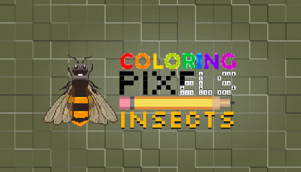Coloring Pixels - Insects Pack Steam capsule image