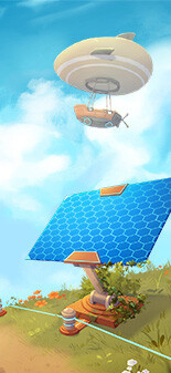 Solarpunk: Cozy Survival Craft Game Set on Floating Islands