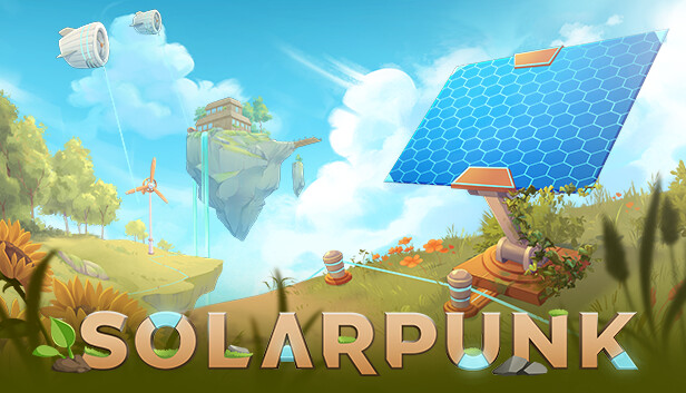 Solarpunk is a survival game set in an advanced world of floating isla