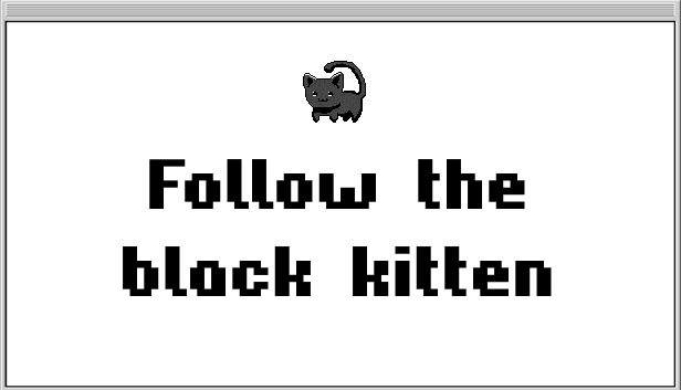 Follow the Black Kitten Steam capsule image