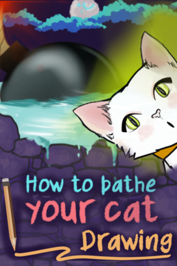How To Bathe Your Cat: Drawing