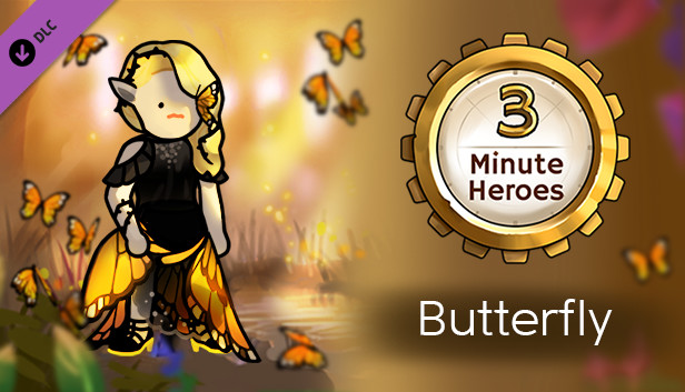 3 Minute Heroes - Butterfly (Vampire Skin) Steam capsule image