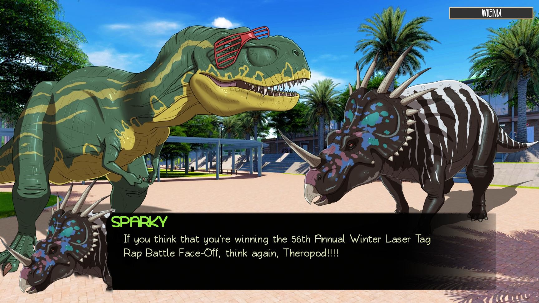 An accurate dinosaur mobile game?